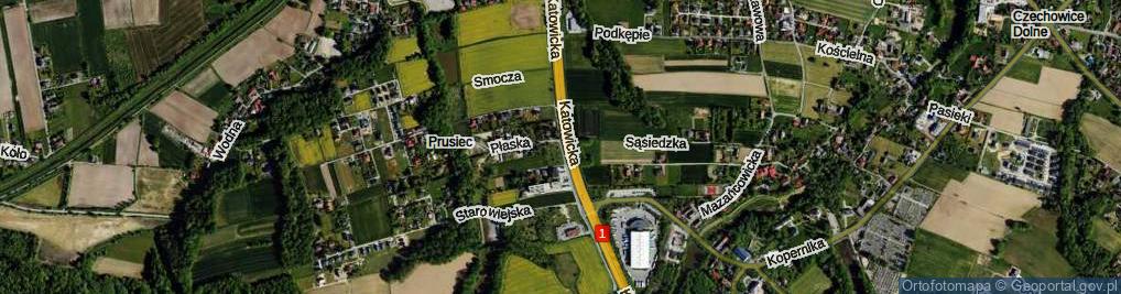 Zdjęcie satelitarne Stroma ul.