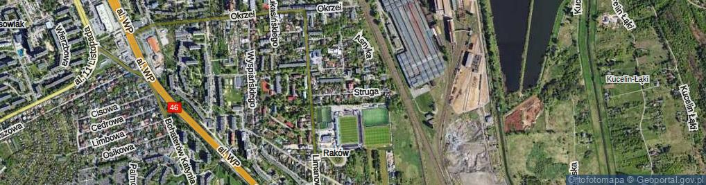 Zdjęcie satelitarne Struga Andrzeja ul.