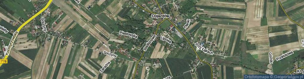 Zdjęcie satelitarne Stadionowa ul.