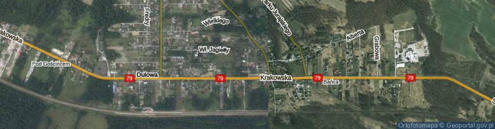 Zdjęcie satelitarne Stefana Batorego ul.