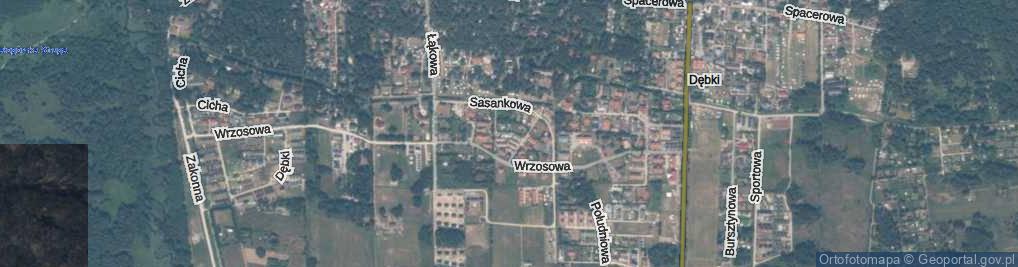 Zdjęcie satelitarne Storczykowa ul.