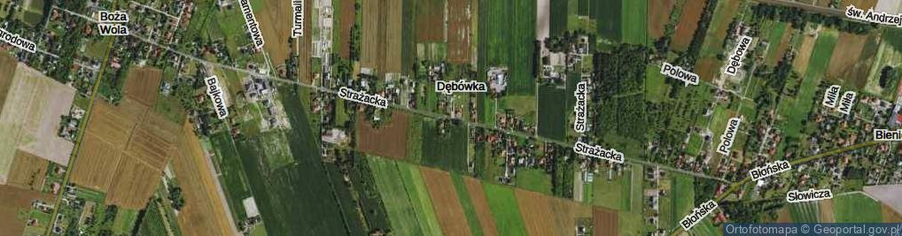 Zdjęcie satelitarne Strażacka ul.