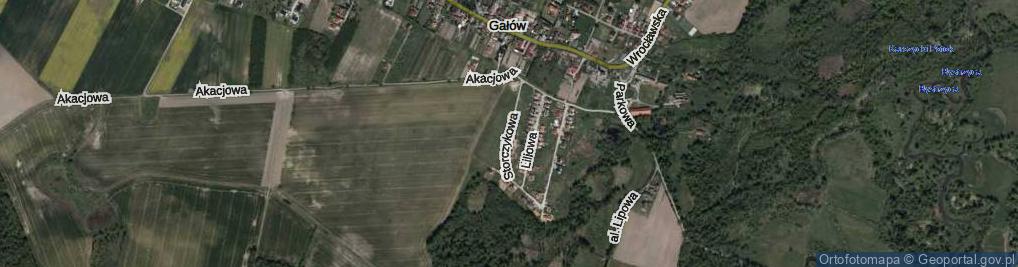 Zdjęcie satelitarne Storczykowa ul.