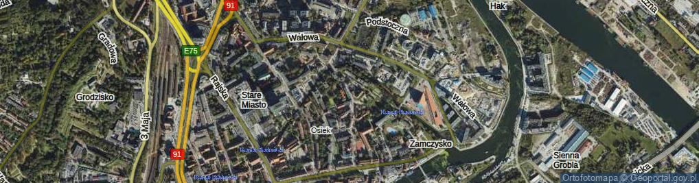 Zdjęcie satelitarne Stare Domki ul.