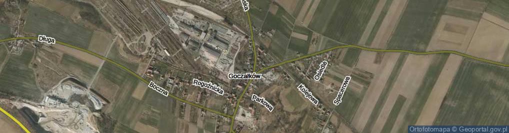 Zdjęcie satelitarne Strzegomska ul.