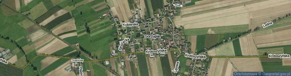 Zdjęcie satelitarne Strażacka ul.
