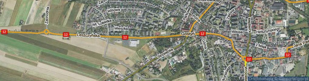 Zdjęcie satelitarne Stefana Batorego ul.