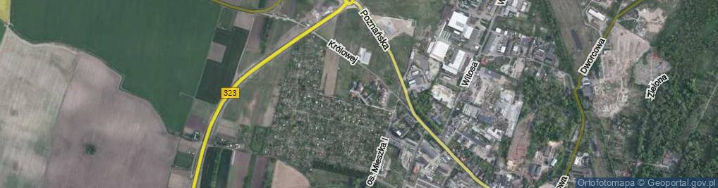 Zdjęcie satelitarne Stefana Batorego ul.