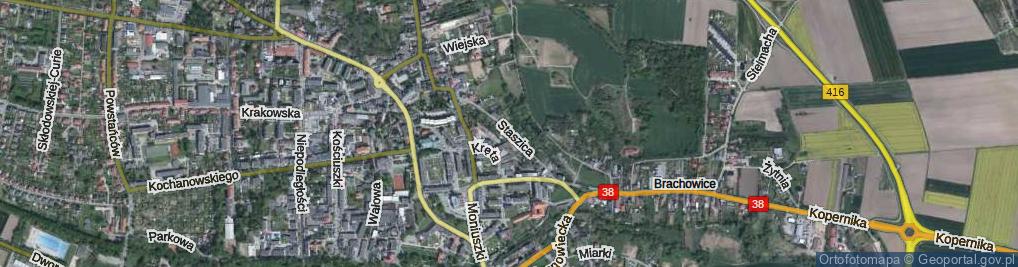 Zdjęcie satelitarne Staszica Stanisława ul.