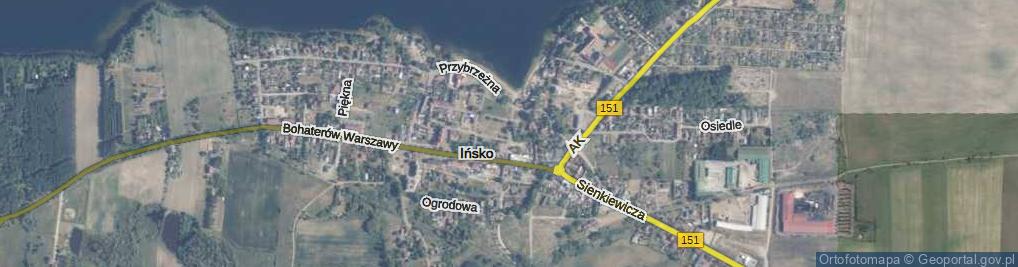 Zdjęcie satelitarne Staromiejska ul.