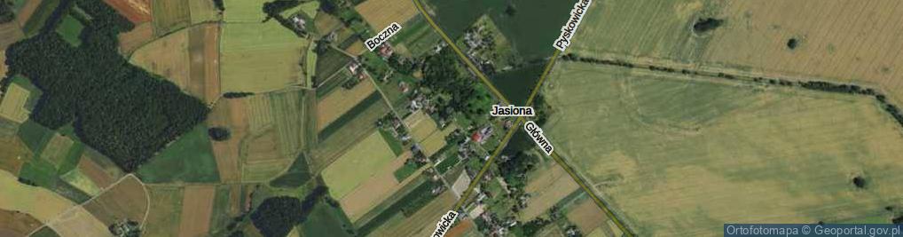 Zdjęcie satelitarne Strażacka ul.