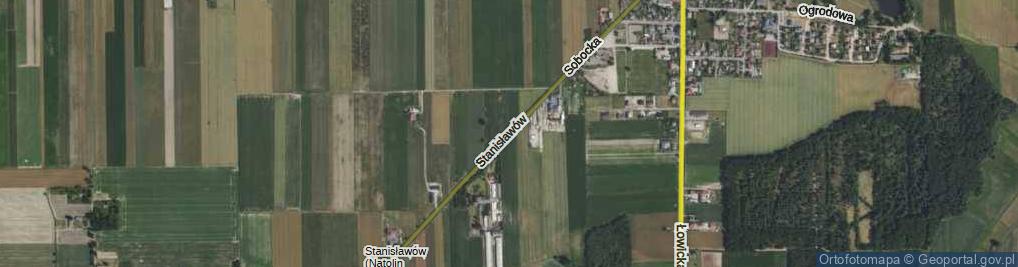 Zdjęcie satelitarne Stanisławów ul.