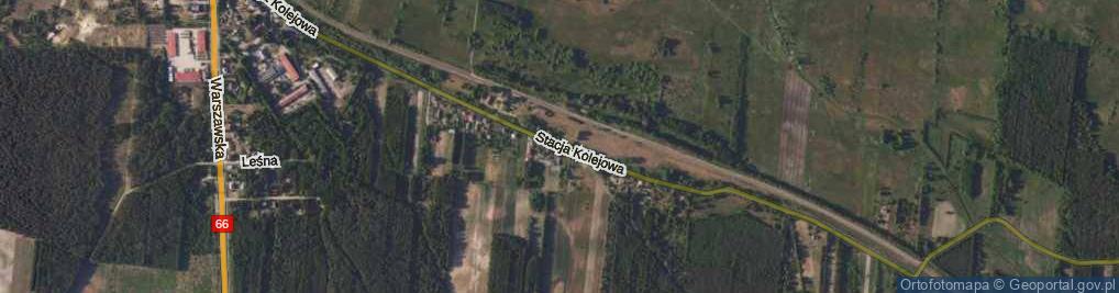 Zdjęcie satelitarne Stacja Kolejowa ul.