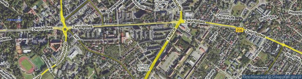 Zdjęcie satelitarne Staffa Leopolda ul.