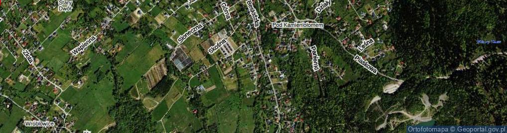 Zdjęcie satelitarne Strumyków ul.