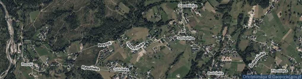 Zdjęcie satelitarne Staszelówka ul.