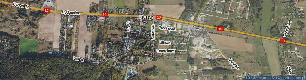 Zdjęcie satelitarne Stawowa ul.