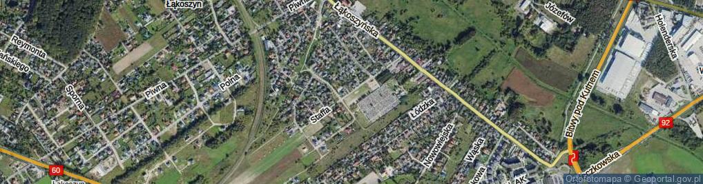 Zdjęcie satelitarne Staffa Leopolda ul.