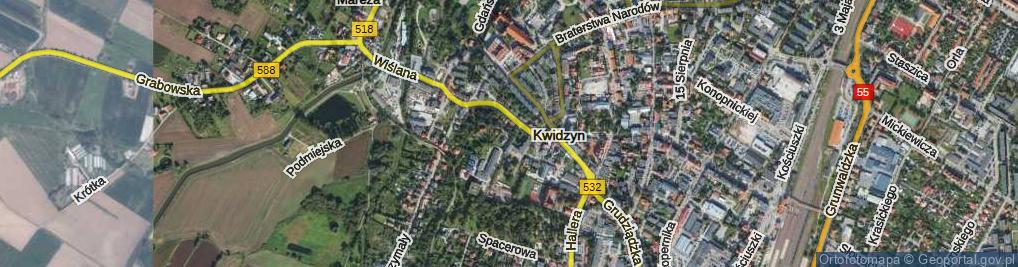 Zdjęcie satelitarne Starozamkowa ul.