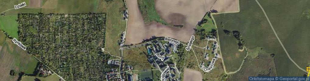 Zdjęcie satelitarne Stefana Batorego ul.