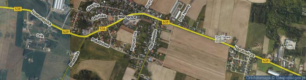 Zdjęcie satelitarne Starowiejska ul.