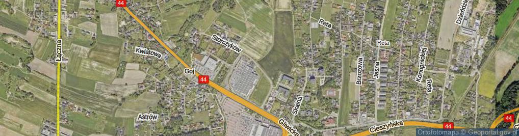 Zdjęcie satelitarne Storczyków ul.