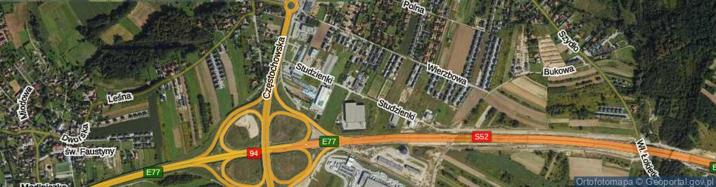 Zdjęcie satelitarne Studzienki ul.