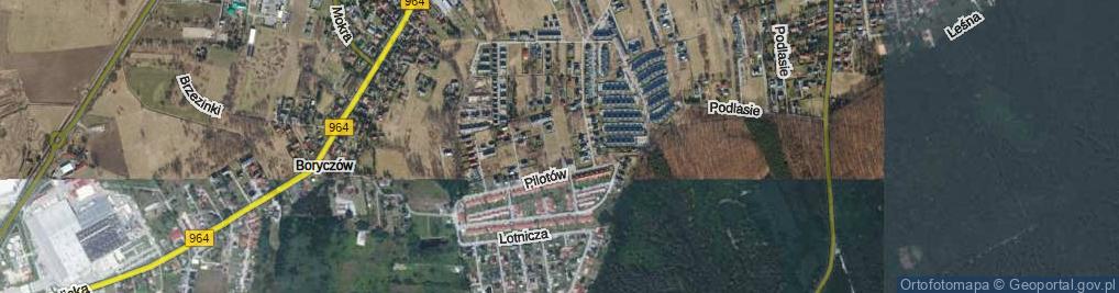 Zdjęcie satelitarne Strzelecka ul.