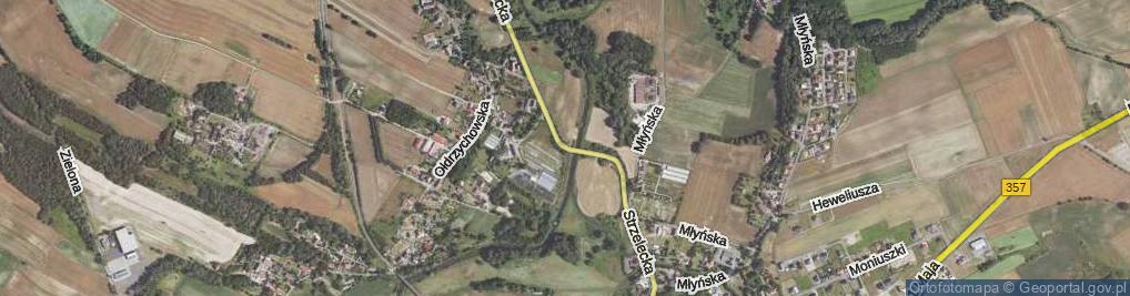 Zdjęcie satelitarne Strzelecka ul.