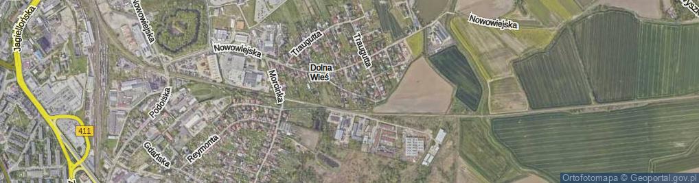 Zdjęcie satelitarne Strzelców Bytomskich ul.