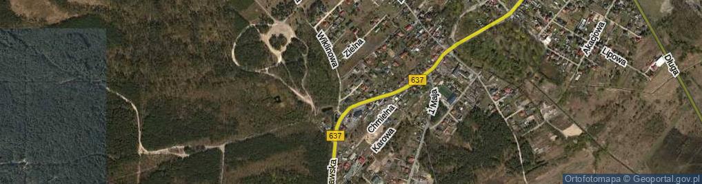 Zdjęcie satelitarne Stokrotki ul.