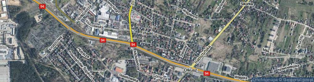 Zdjęcie satelitarne Storczykowa ul.