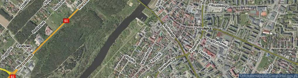 Zdjęcie satelitarne Stefana Batorego ul.