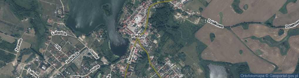 Zdjęcie satelitarne Strażacka ul.