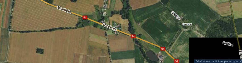 Zdjęcie satelitarne Strzelecka ul.