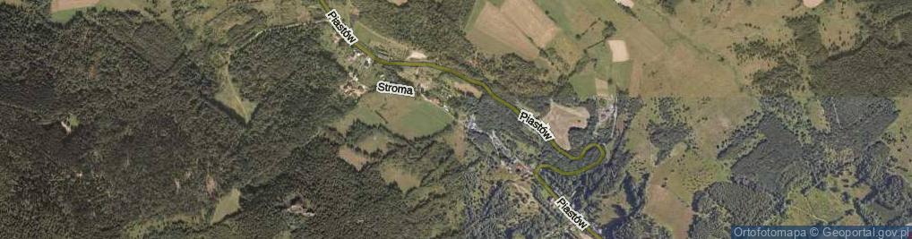 Zdjęcie satelitarne Stroma ul.