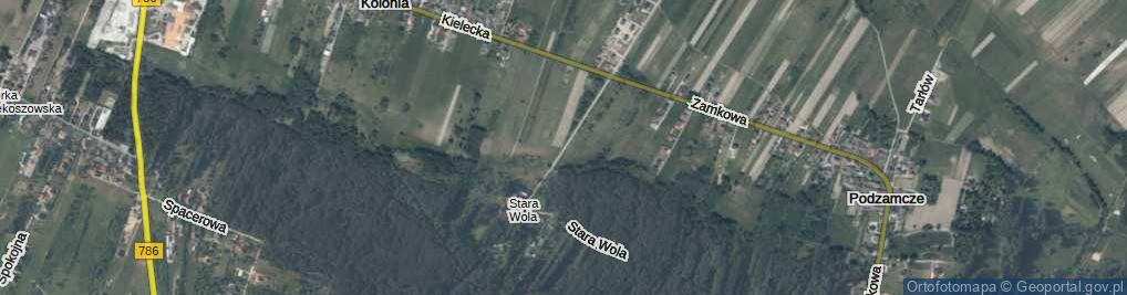Zdjęcie satelitarne Stara Wola ul.