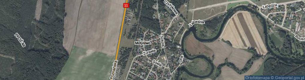 Zdjęcie satelitarne Strusia ul.