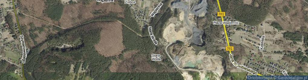 Zdjęcie satelitarne Stara Woda ul.