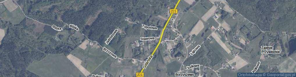 Zdjęcie satelitarne Stawowa ul.