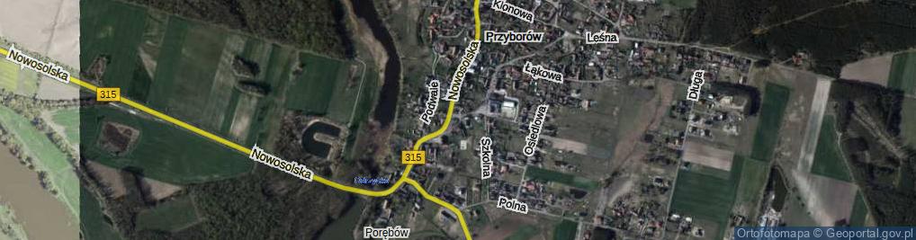 Zdjęcie satelitarne Strażacka ul.