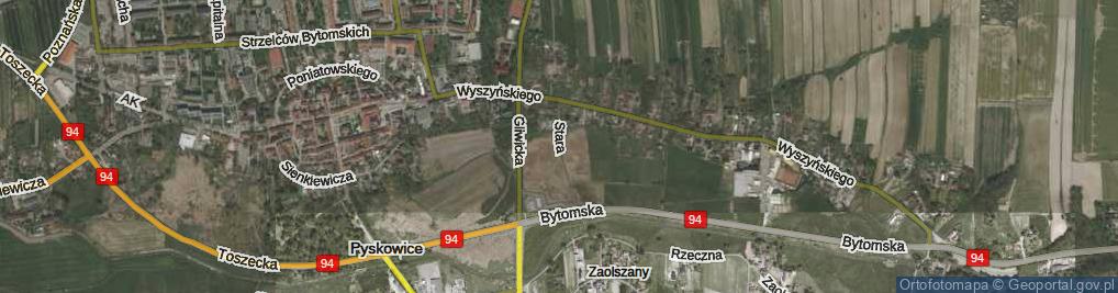 Zdjęcie satelitarne Stara ul.