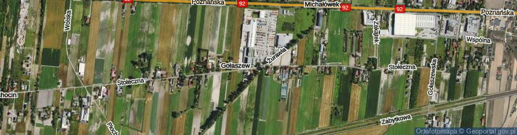 Zdjęcie satelitarne Stołeczna ul.