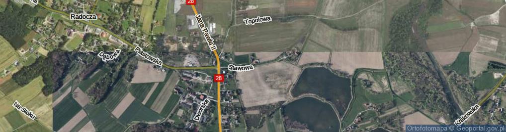 Zdjęcie satelitarne Stawowa ul.