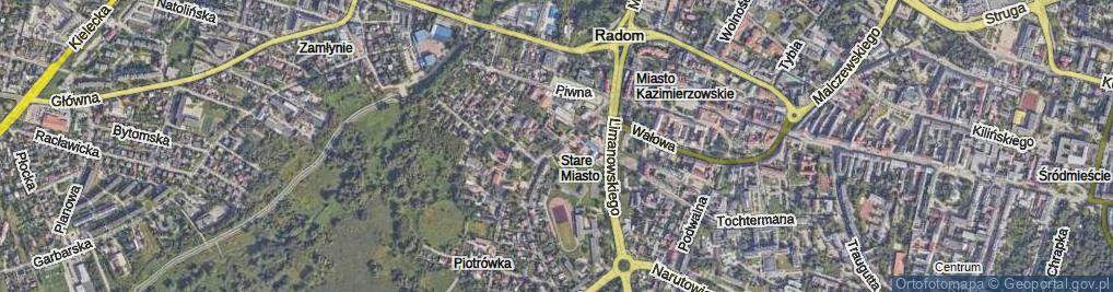 Zdjęcie satelitarne Staromiejska ul.