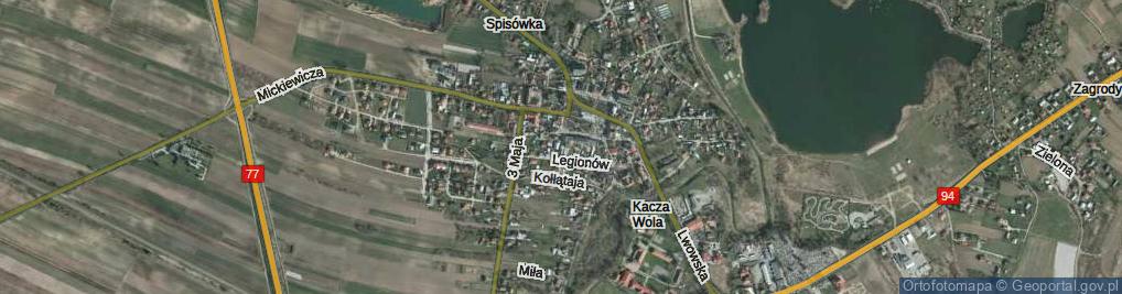 Zdjęcie satelitarne Stefana Batorego ul.
