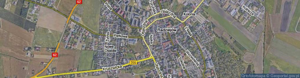 Zdjęcie satelitarne Stroma ul.