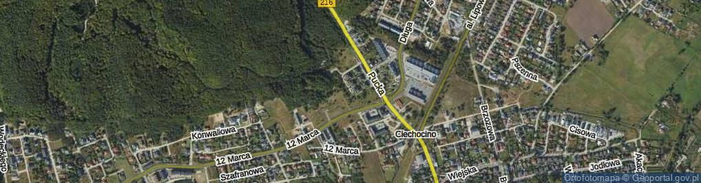 Zdjęcie satelitarne Storczykowa ul.