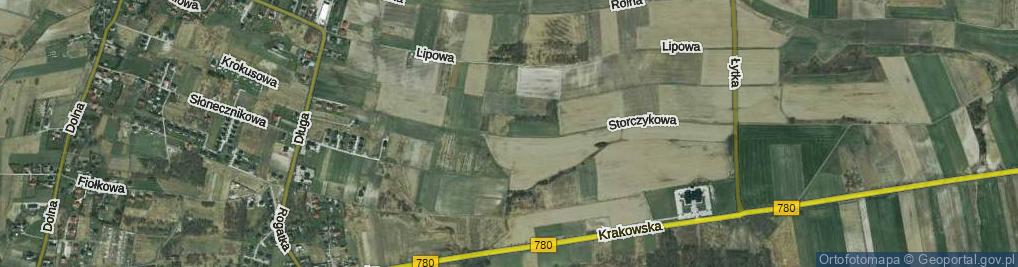 Zdjęcie satelitarne Storczykowa ul.