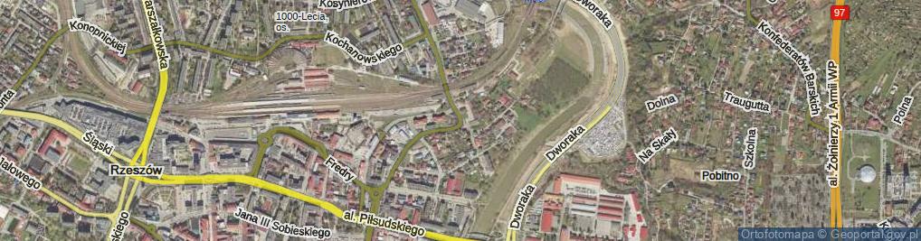 Zdjęcie satelitarne Styki Jana ul.